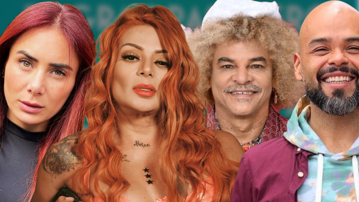 De izquierda a derecha: Johanna Fadul, Marbelle, 'El Pibe' Valderrama y Carlos Vargas | Fotos: Instagram