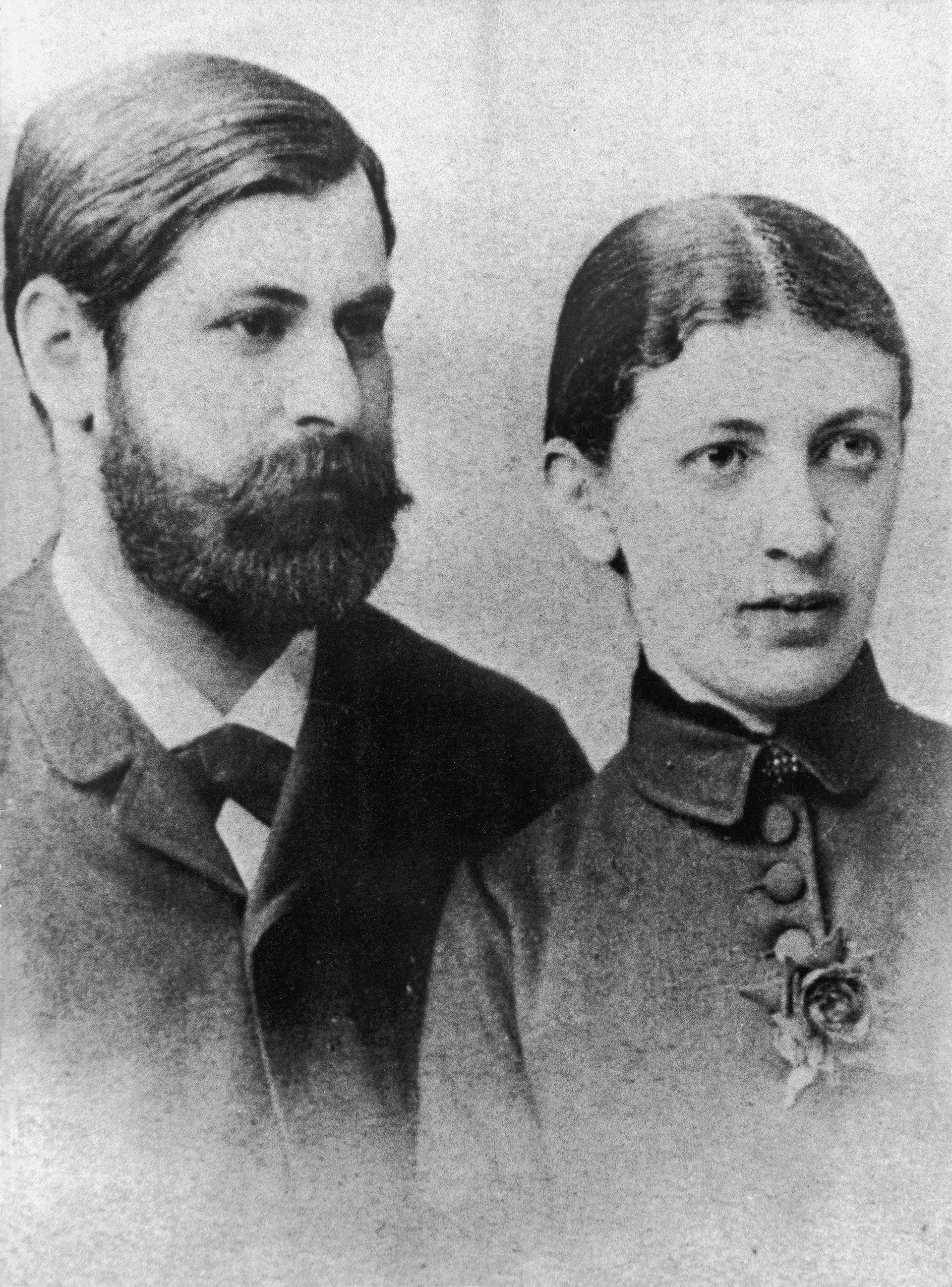 Sigmund Freud y Martha Bernays: la pareja se casó el 14 de septiembre de 1886, en Hamburgo (Authenticated News/Getty Images)