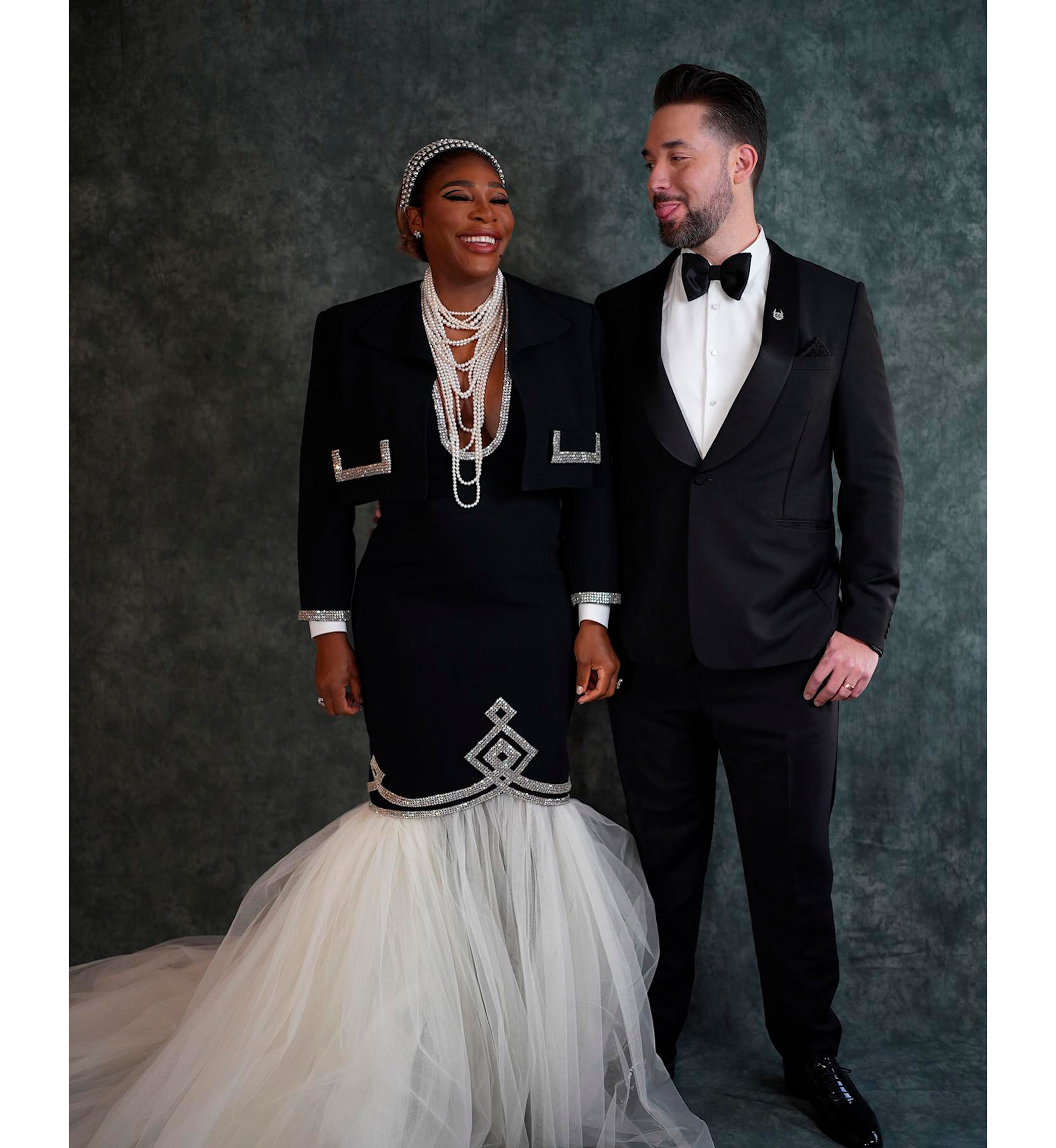 Las fotos que usó Serena Williams para anunciar su embarazo (@serenawilliams)