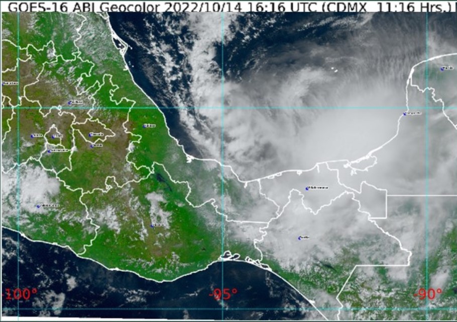 Tormenta tropical Karl. Foto: Conagua clima