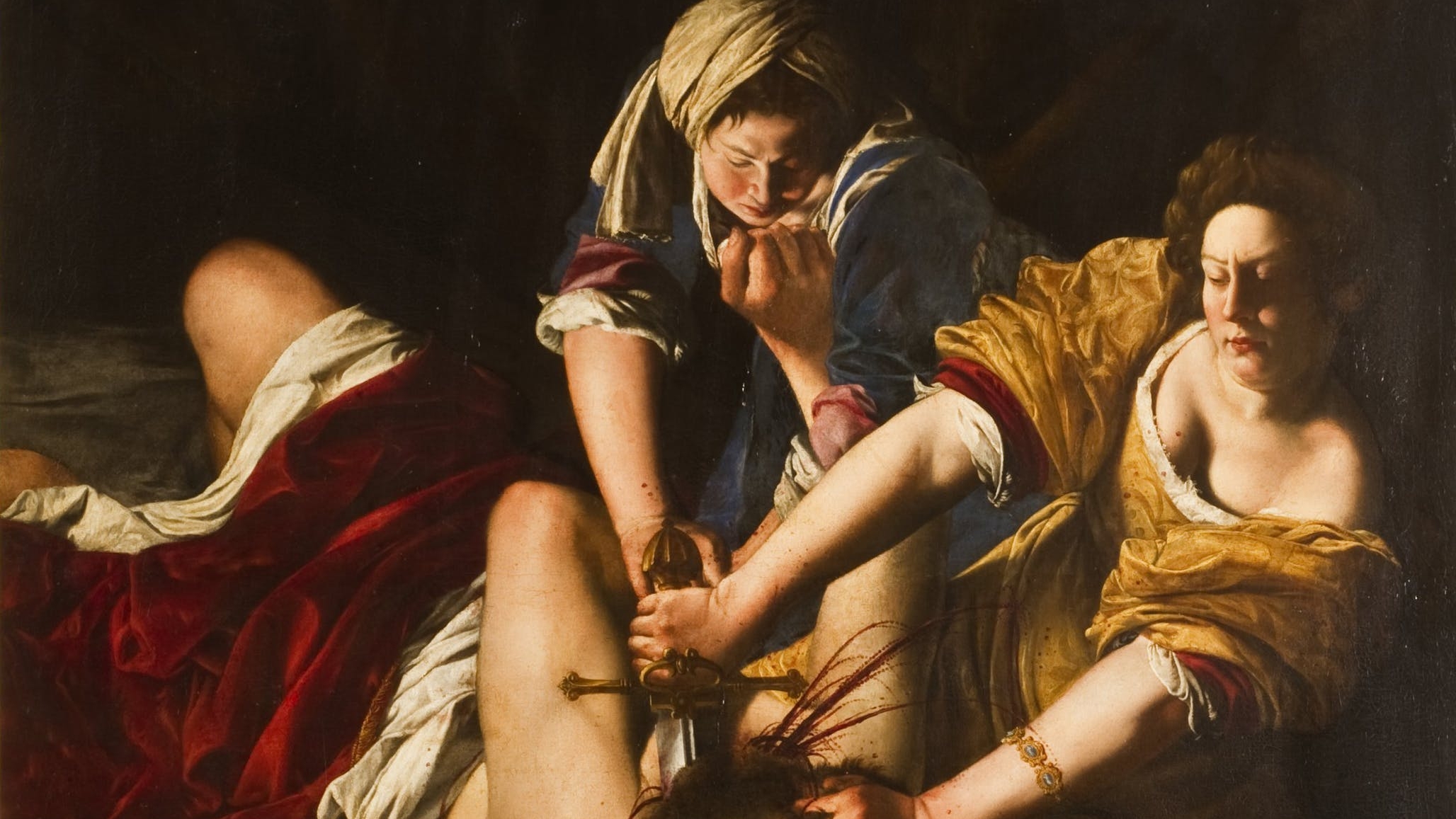 Judit decapitando a Holofernes (Artemisia Gentileschi)
