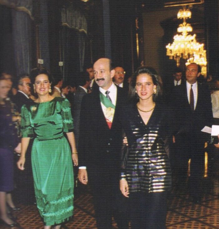 Cecilia Occelli fue la primera esposa de Salinas (Twitter/@MuseoPresidente)