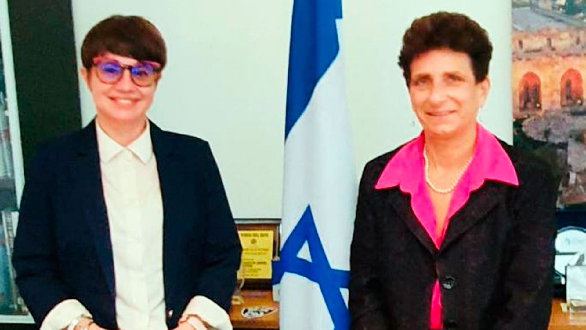 Marziotta y la embajadora Ronen coordinaron acciones conjuntas de cara al 30° aniversario del atentado a la Embajada de Israel