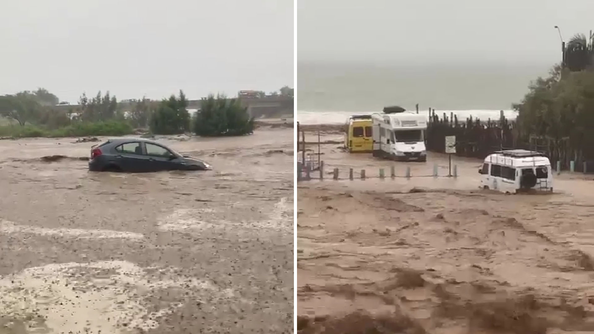 Lluvias en Máncora: fotos y videos de las inundaciones en Piura tras la activación de quebradas