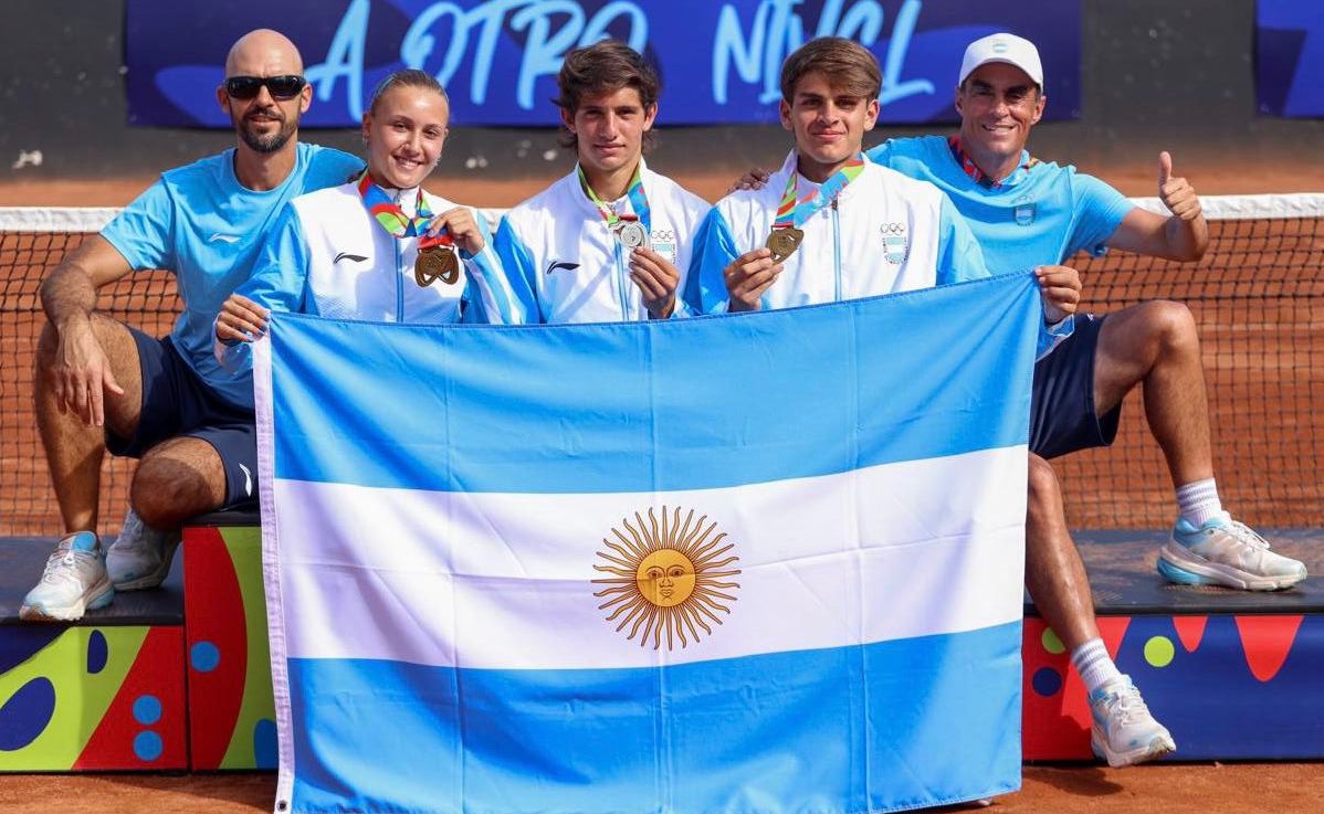 El tenis argentino brill&oacute; en los Juegos Suramericanos de la Juventud Panam&aacute; 2026 con tres oros y una plata