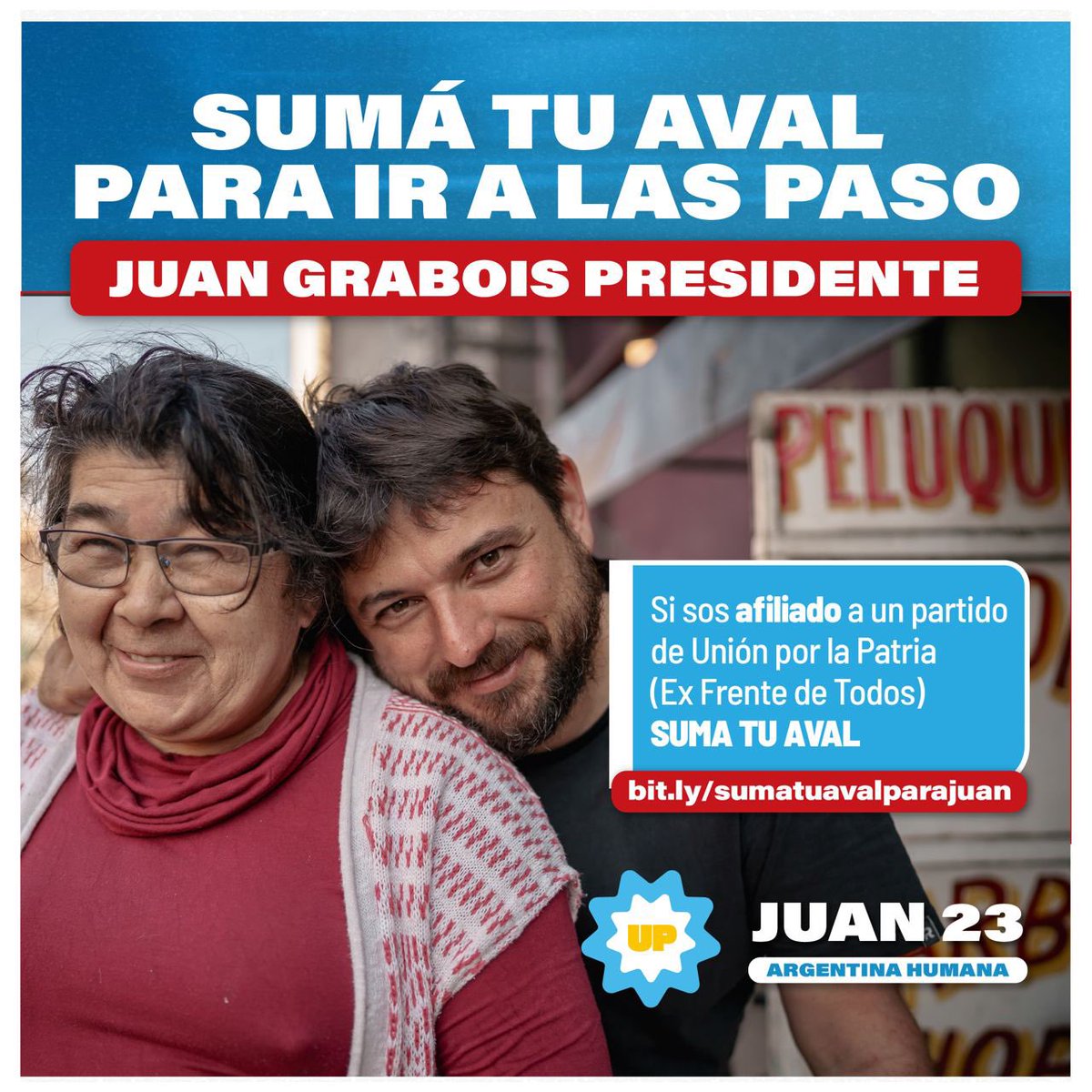 El Frente Patria Grande lanzó este sábado una campaña para juntar avales para la candidatura de Grabois 