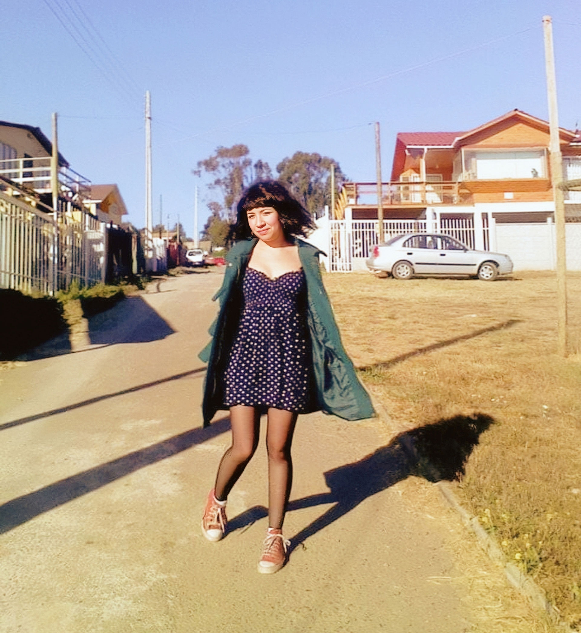 A los 18 años en Chile, su país de origen 