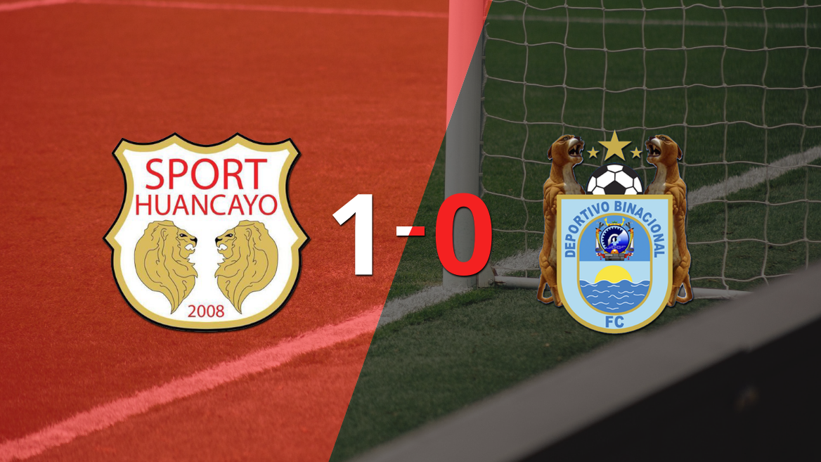 Sport Huancayo derrotó en casa 1-0 a Deportivo Binacional