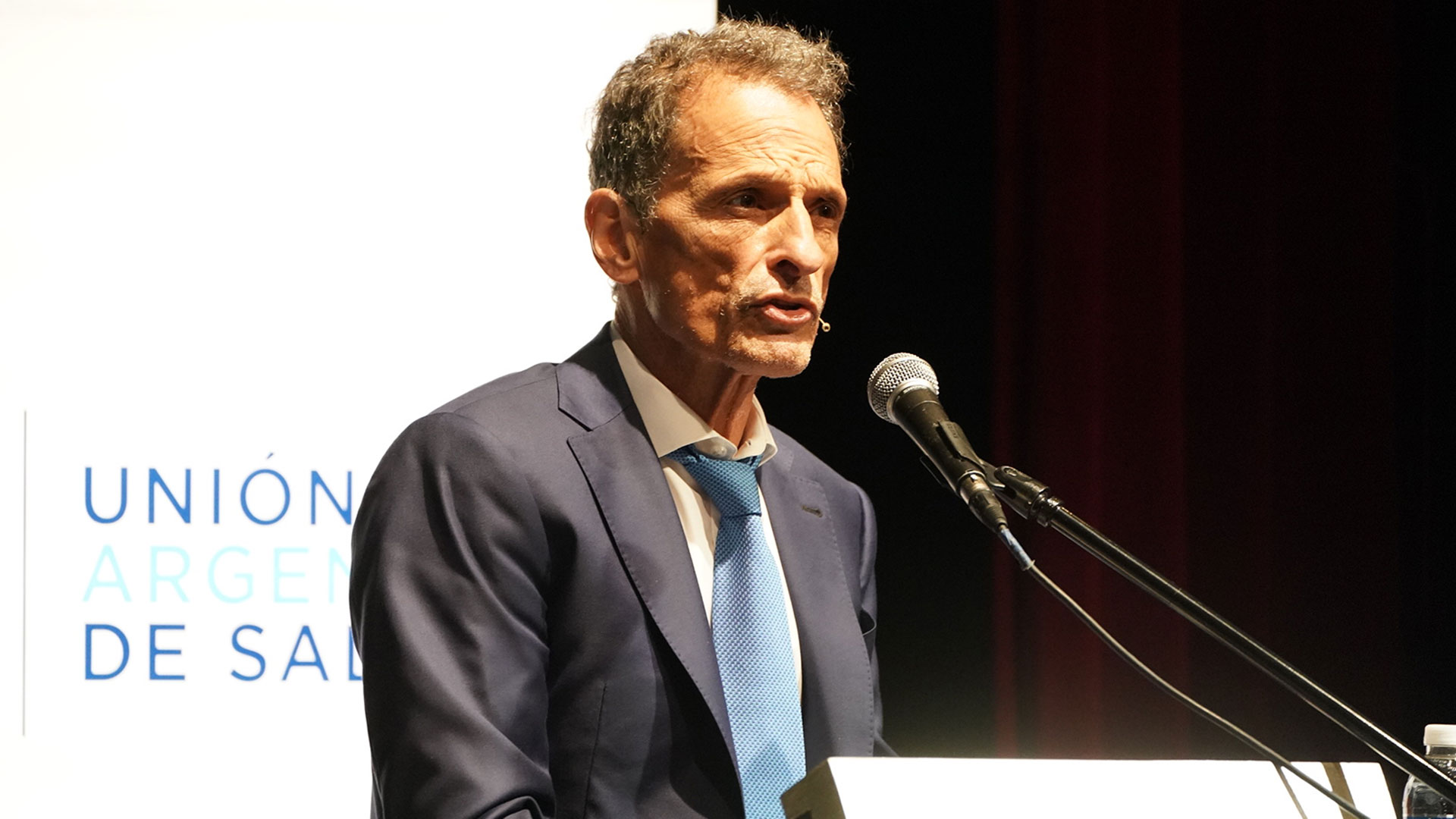 Claudio Belocopitt, presidente de la Unión Argentina de Salud (Franco Fafasuli)