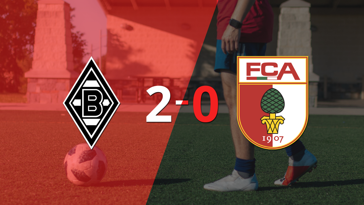 Derrota de Augsburg por 2-0 en su visita a B. Mönchengladbach