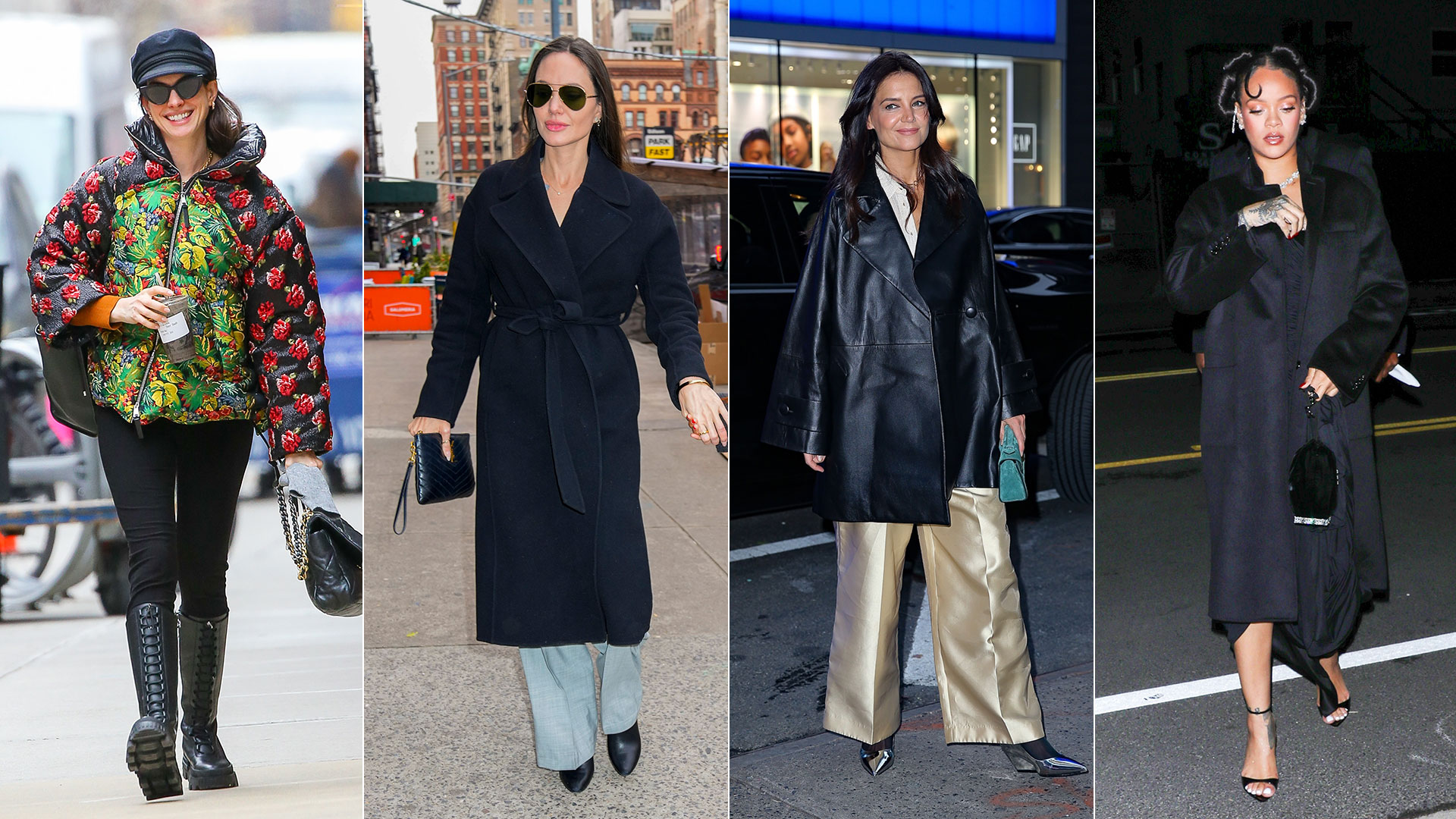 Del original pantalón de Katie Holmes al glamour de Angelina Jolie: celebrities en un click