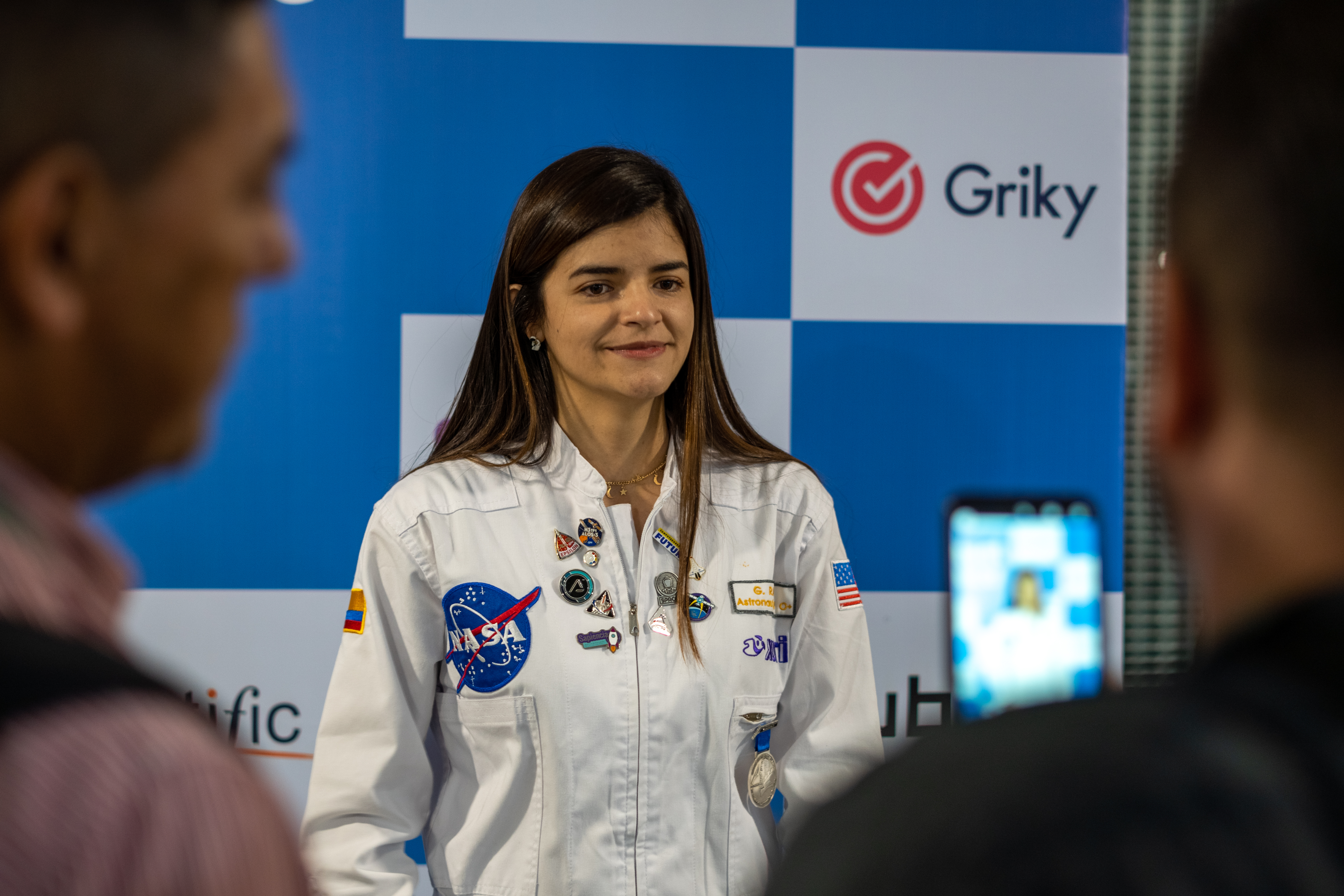 En la imagen, Giovanna Ramírez más conocida como la "astronauta análoga" colombiana