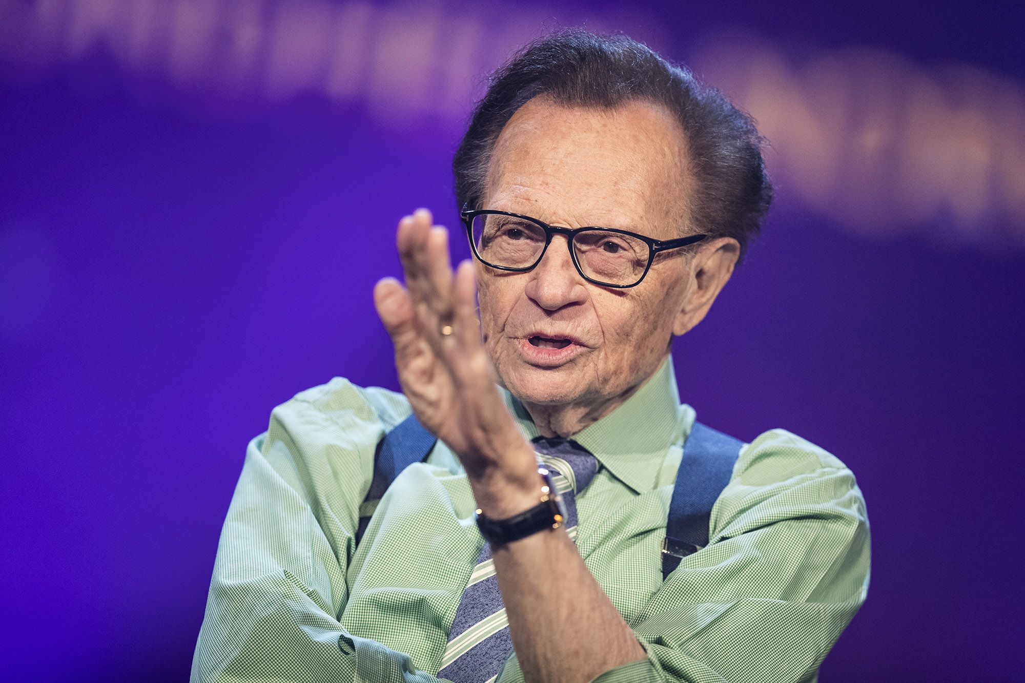 Larry King murió a los 87 años (Michael Campanella/Getty Images)