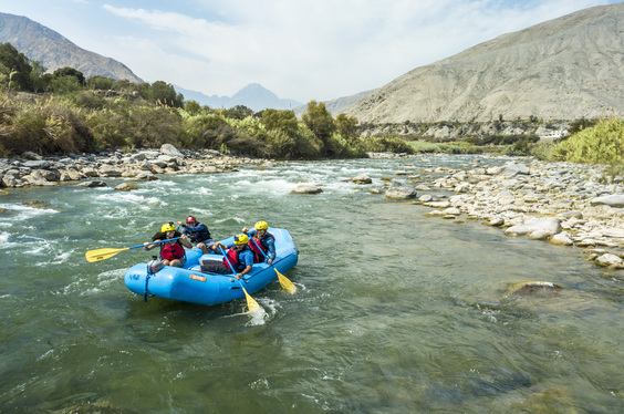 Canotaje en Lunahuaná