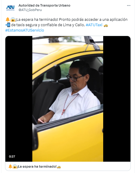 ATU Taxi estará disponible para Android y iOS. | ATU