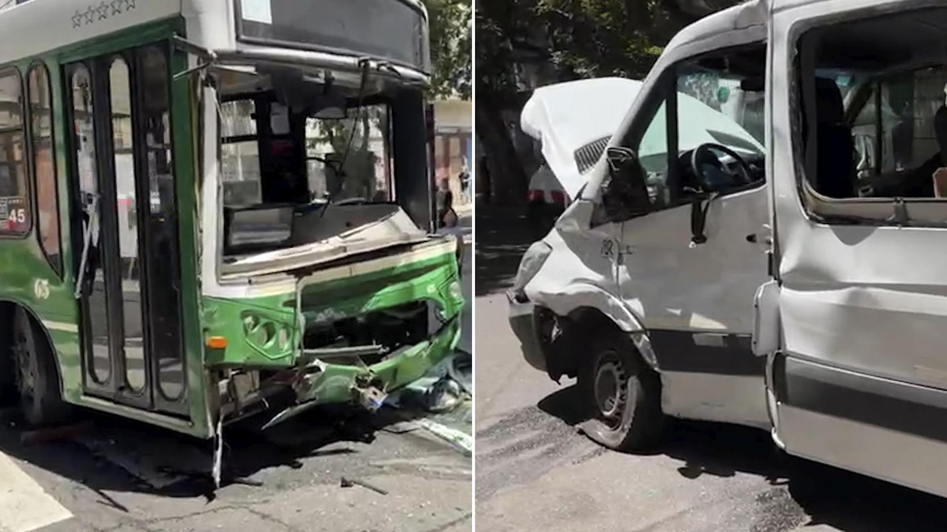 Violento choque y vuelco frente a la Casa Rosada: al menos tres heridos