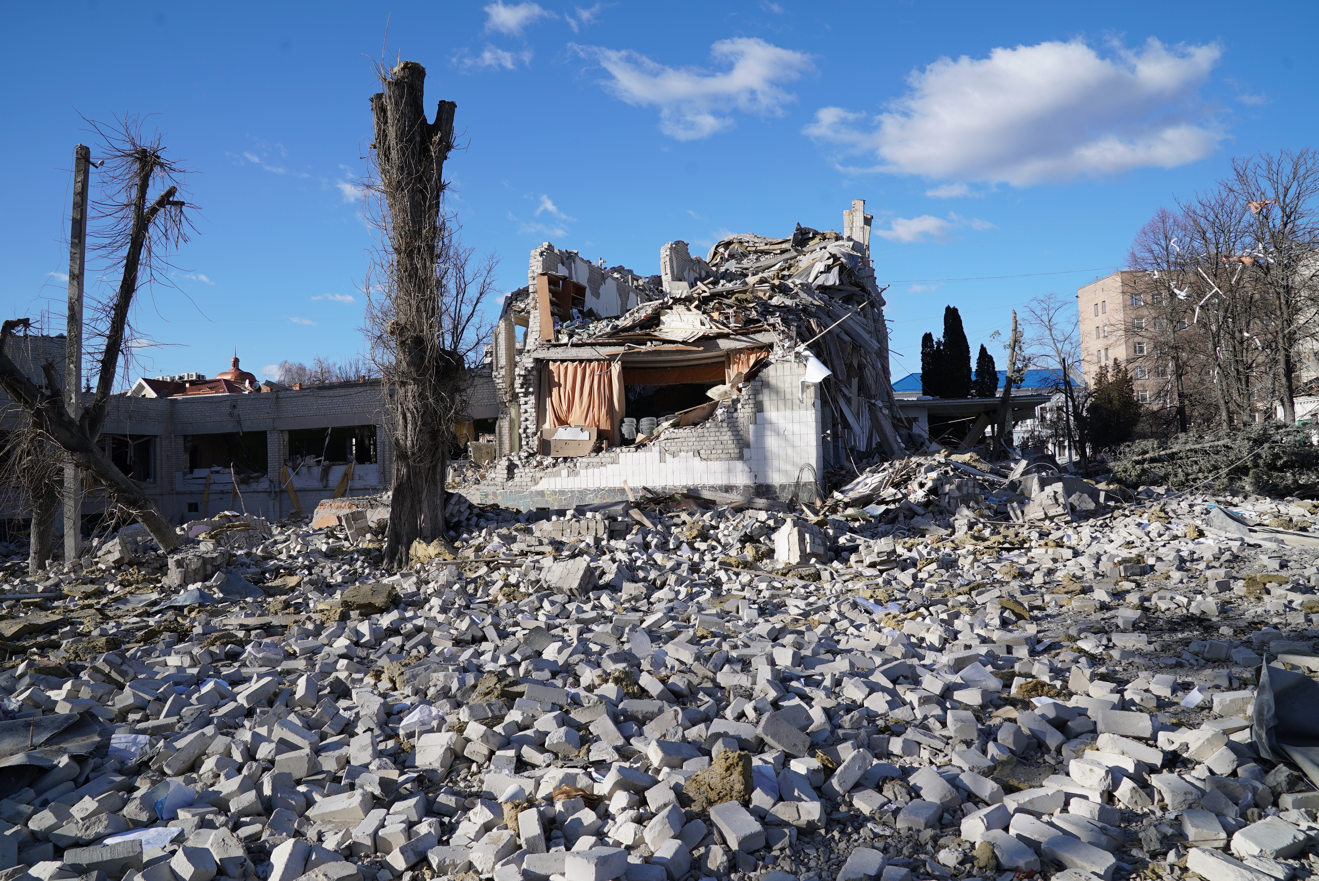 La ciudad de Zhitomir está siendo bombardeada en silencio Crédito: Joaquin Sanchez Mariño