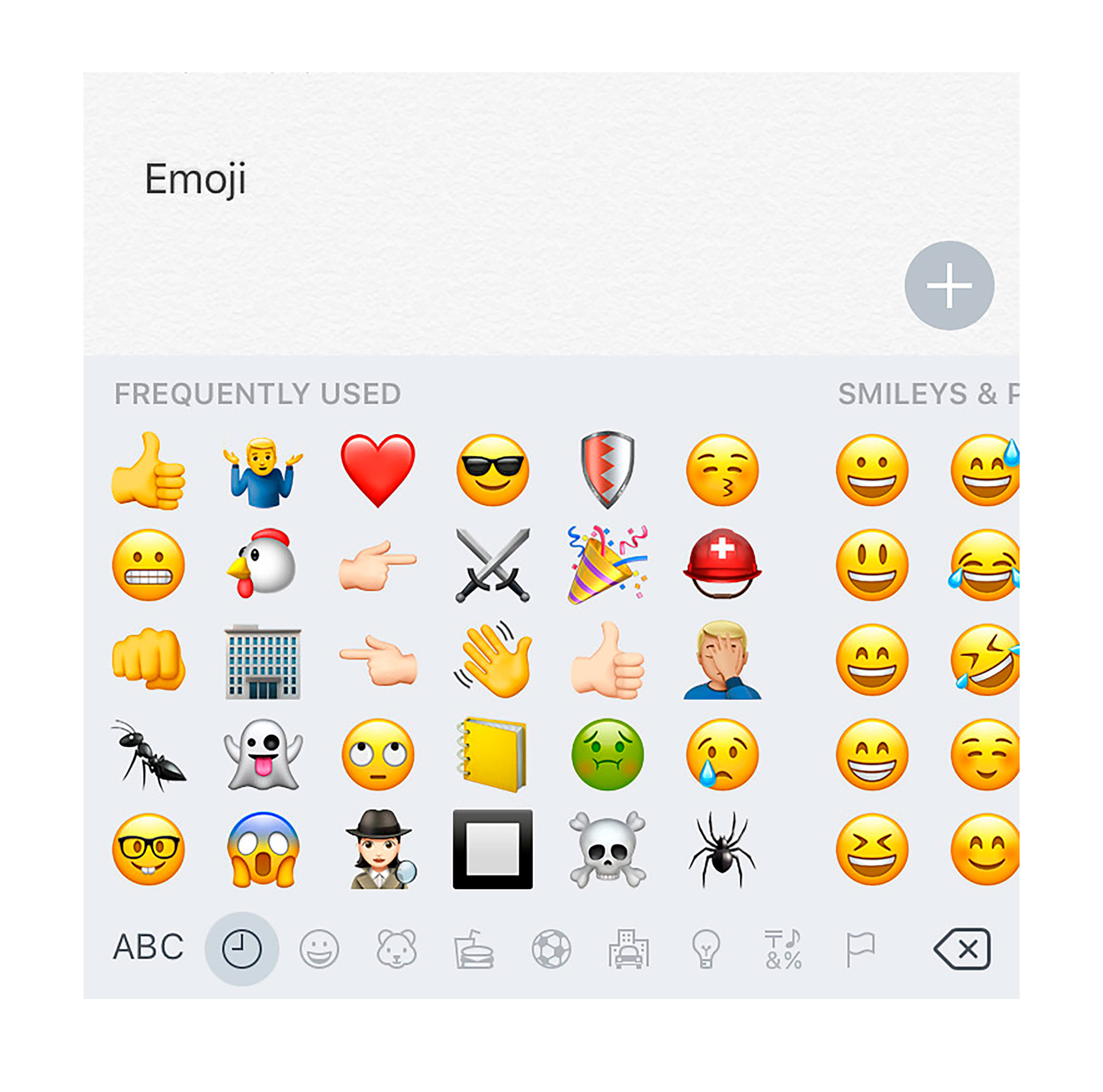 Los emojis más usuados por un usuario. Marcin Wichary / Flickr, CC BY