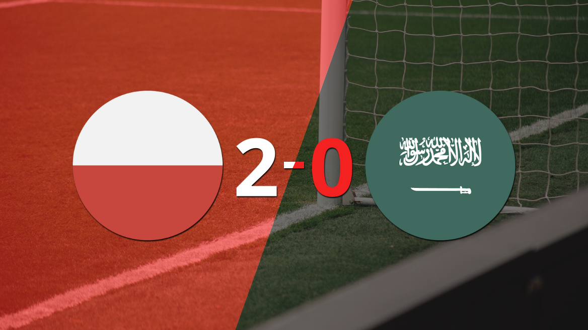 Mundial 2022: Arabia Saudita no pudo con Polonia y perdió 2 a 0