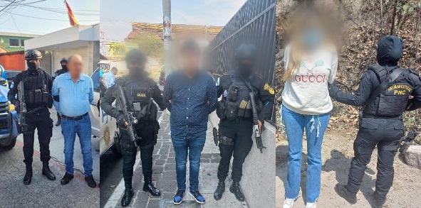 Las tres personas detenidas estarían relacionadas con el Cártel de Sinaloa 
(Foto: Twitter/@MPguatemala)