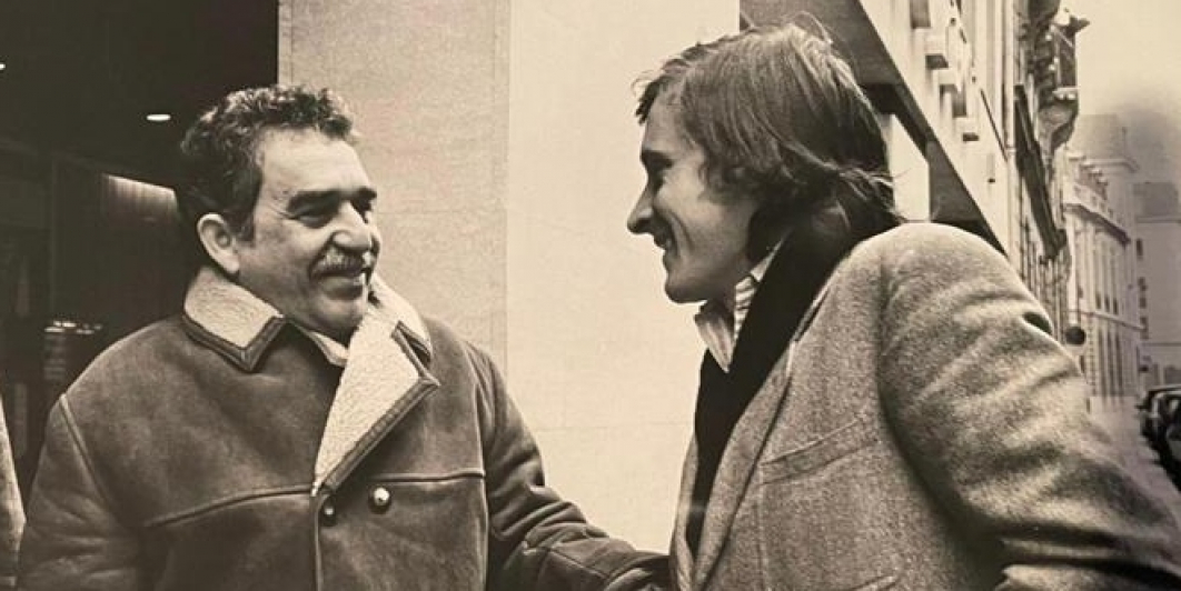 Gabriel García Márquez y Jean-François Fogel. (Fundación Gabo).