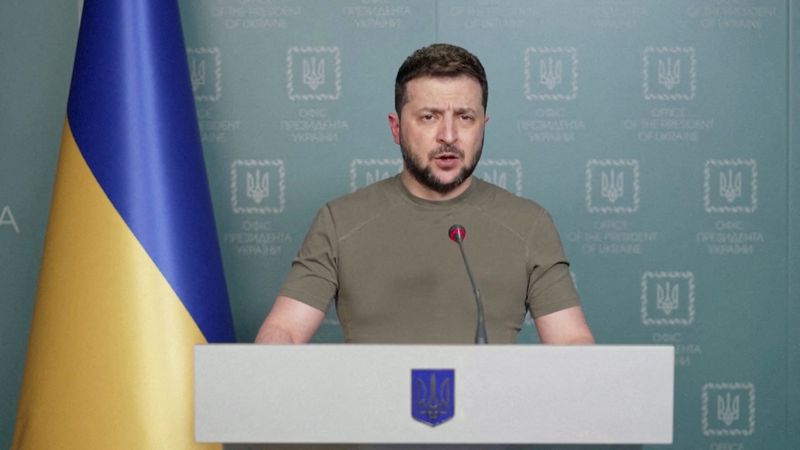 Zelensky aseguró que es extremadamente difícil la situación en el este de Ucrania