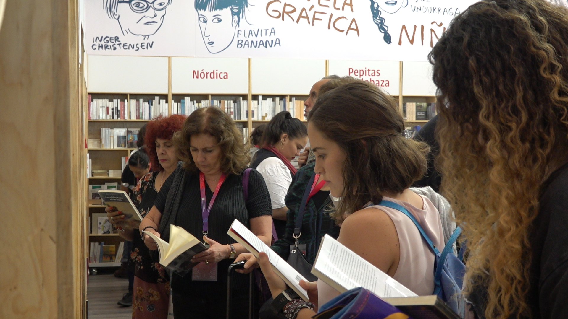 Asistentes a la Feria del Libro - FIL - de Guadalajara en el 2019