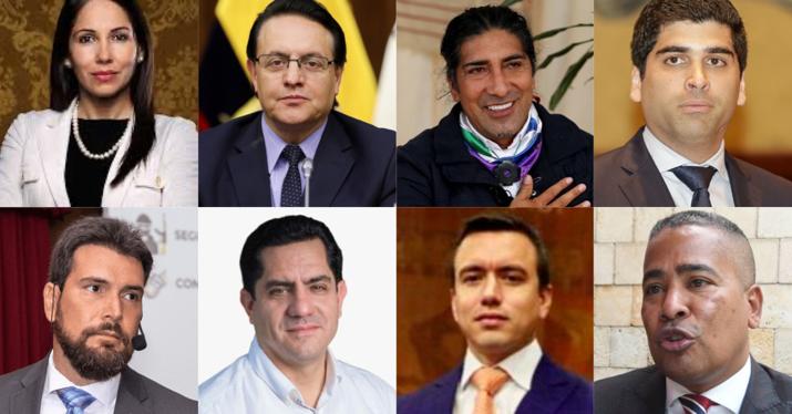 Estos son los ocho candidatos que competirán por la Presidencia de Ecuador - Infobae