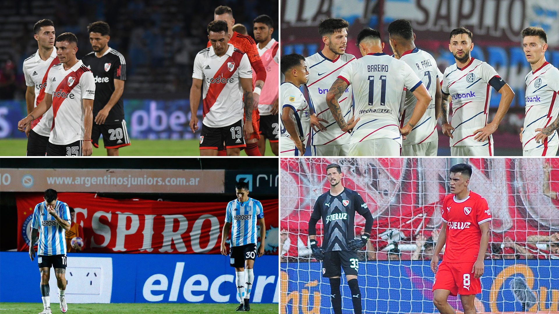 Cuatro de los Cinco grandes perdieron en la segunda fecha de la Liga Profesional de Fútbol (FotoBaires)