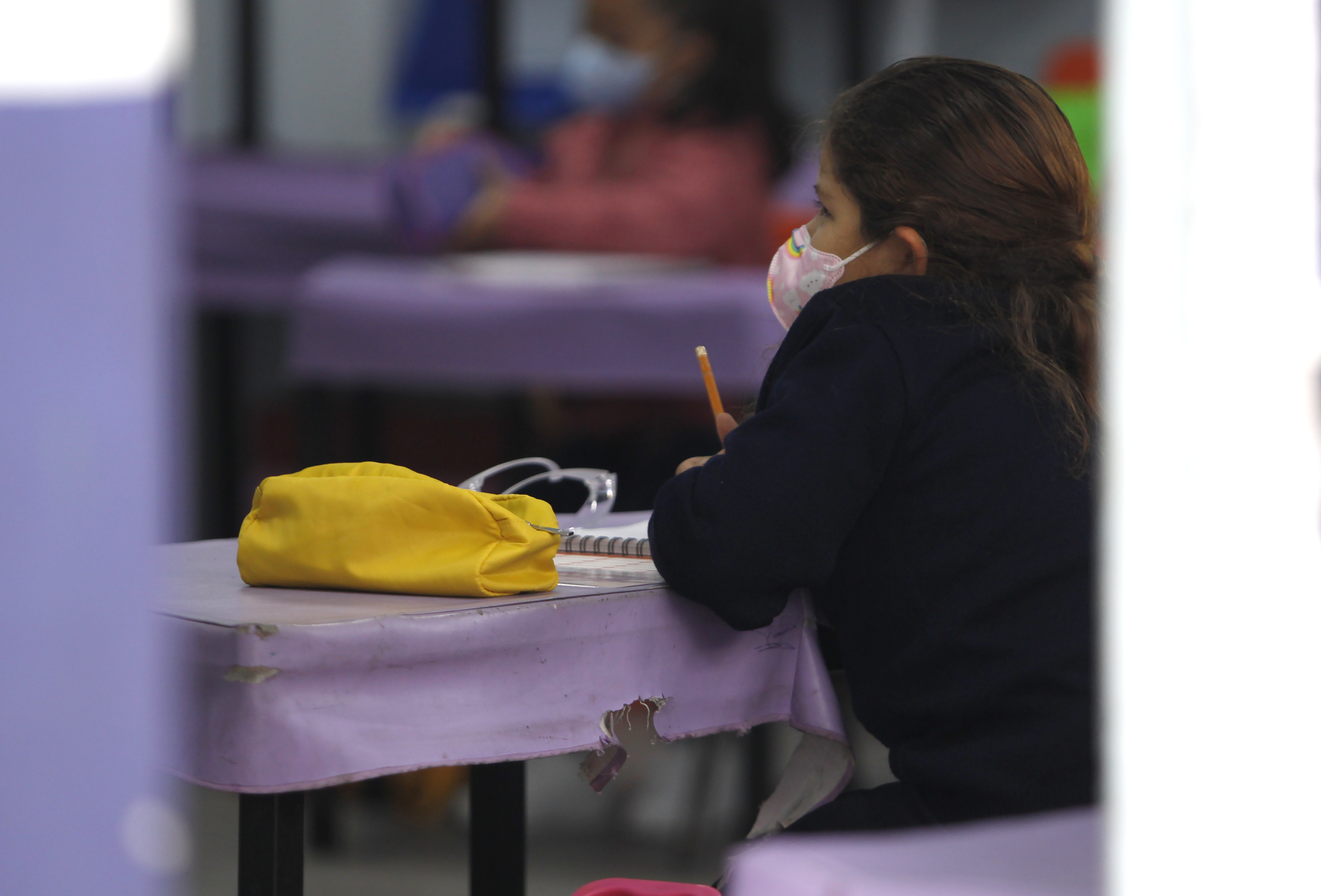 De acuerdo con la secretaria de Educación (SEP), Delfina Gómez, 13,220,916 estudiantes han regresado a clases presenciales (Foto: Karina Hernández / Infobae)