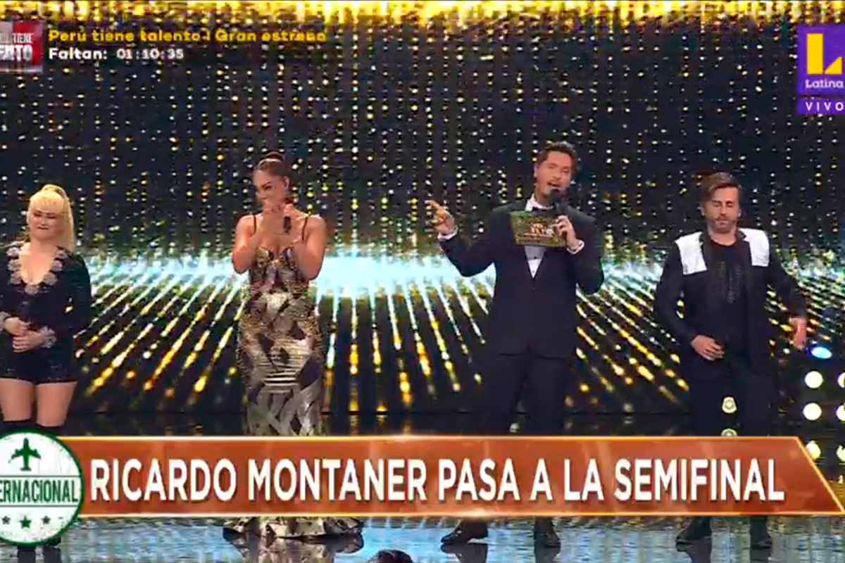 Montaner pase a la semifinal. (Foto: Captura de TV)
