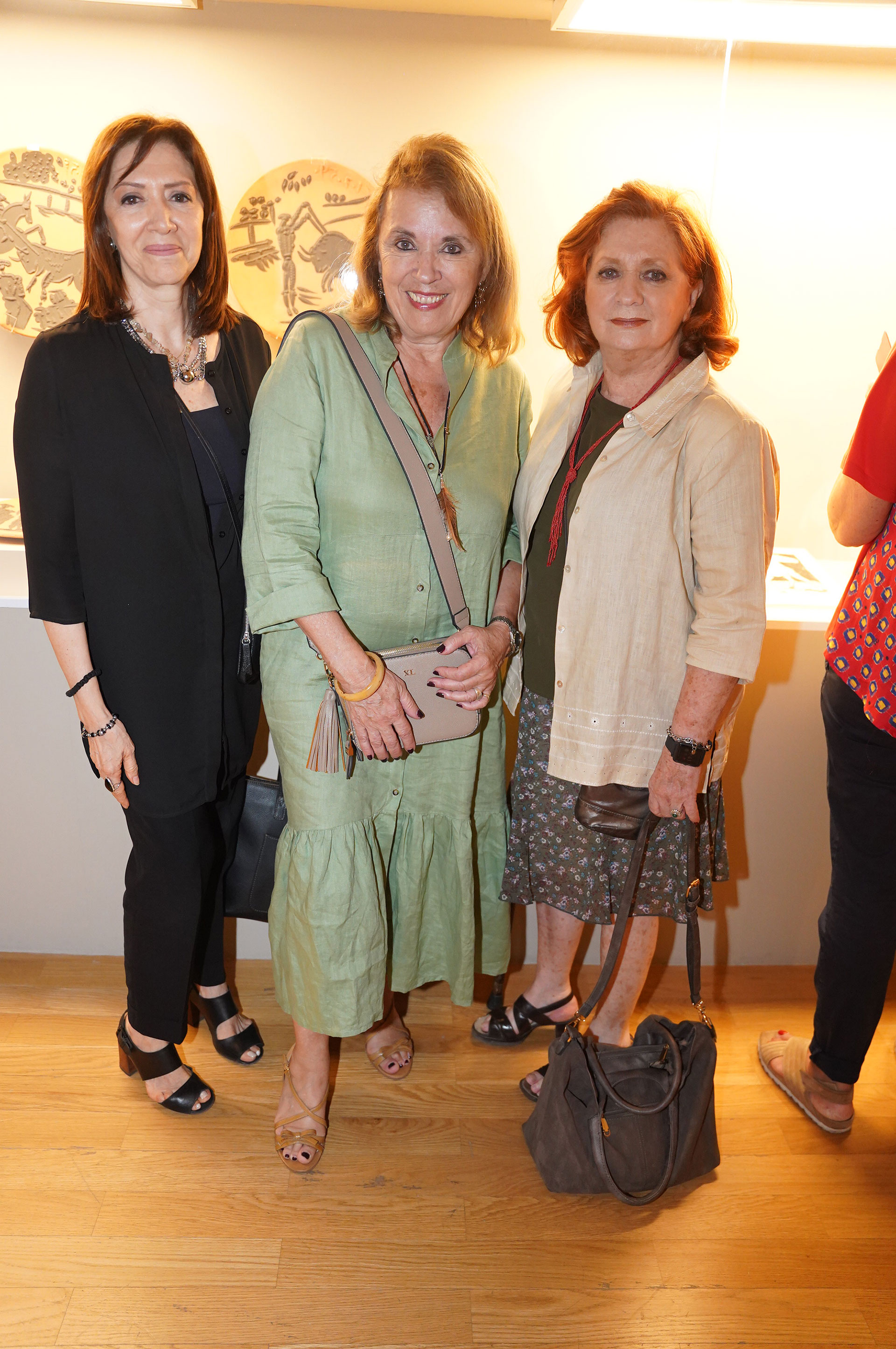Adriana Vaccaro, Carmen María Ramos y Teresa González Fernández, presidente de ALPI