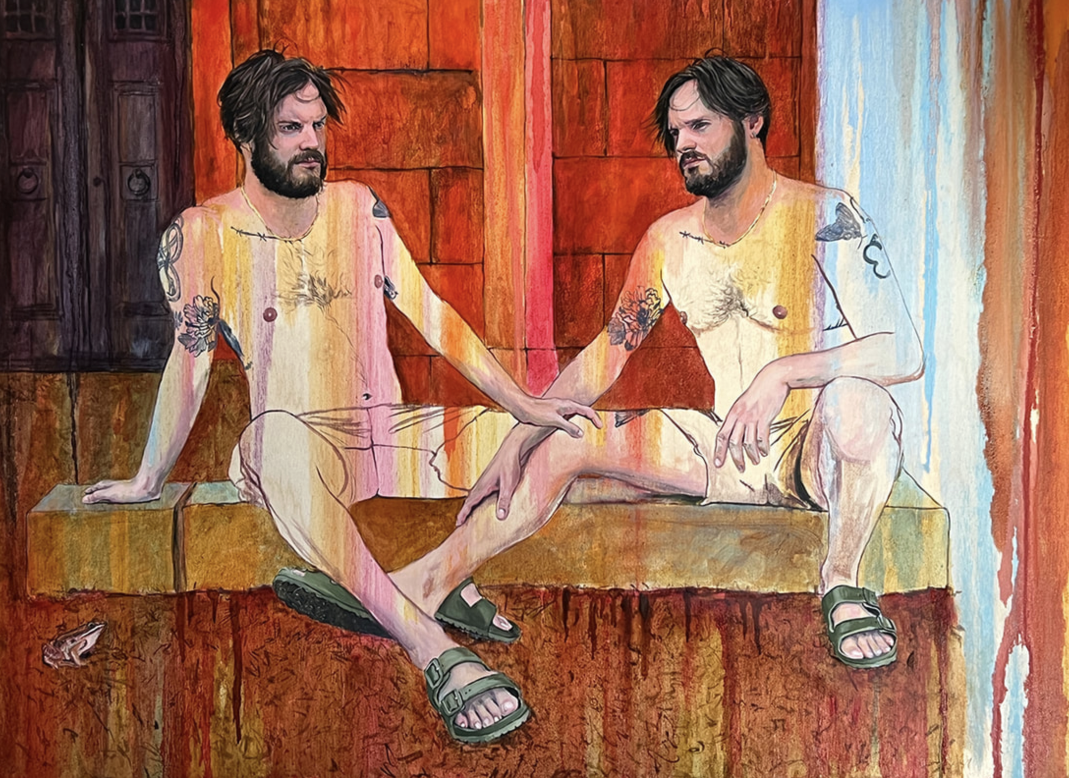 Obra de Danny Keith, participante en Art Gaysel, la feria de arte que se autodefine como “la más queer del sur de la Florida”.
