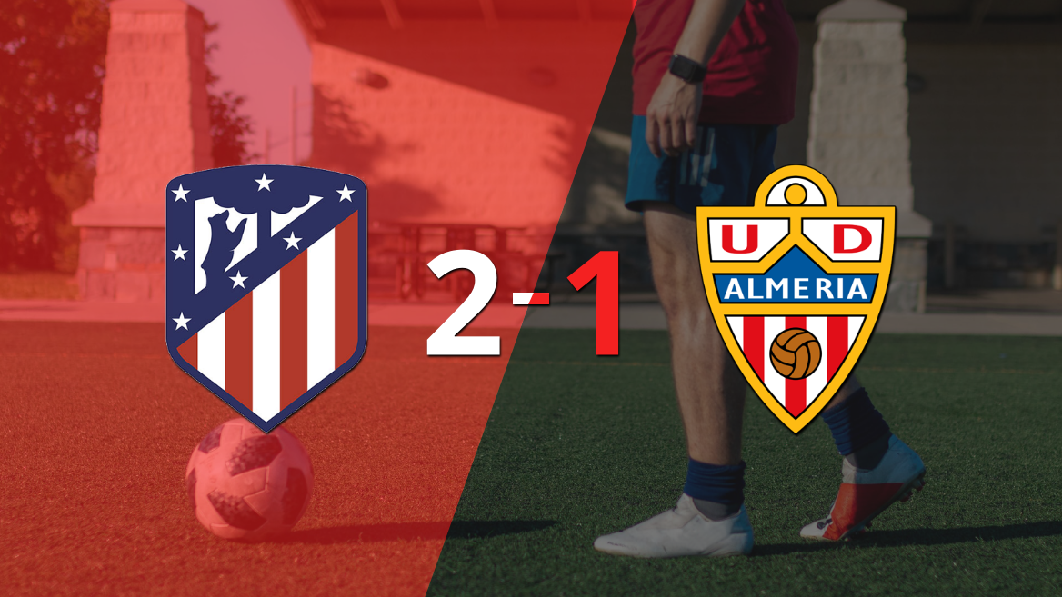Antoine Griezmann sentenció el triunfo de Atlético de Madrid ante Almería con doblete