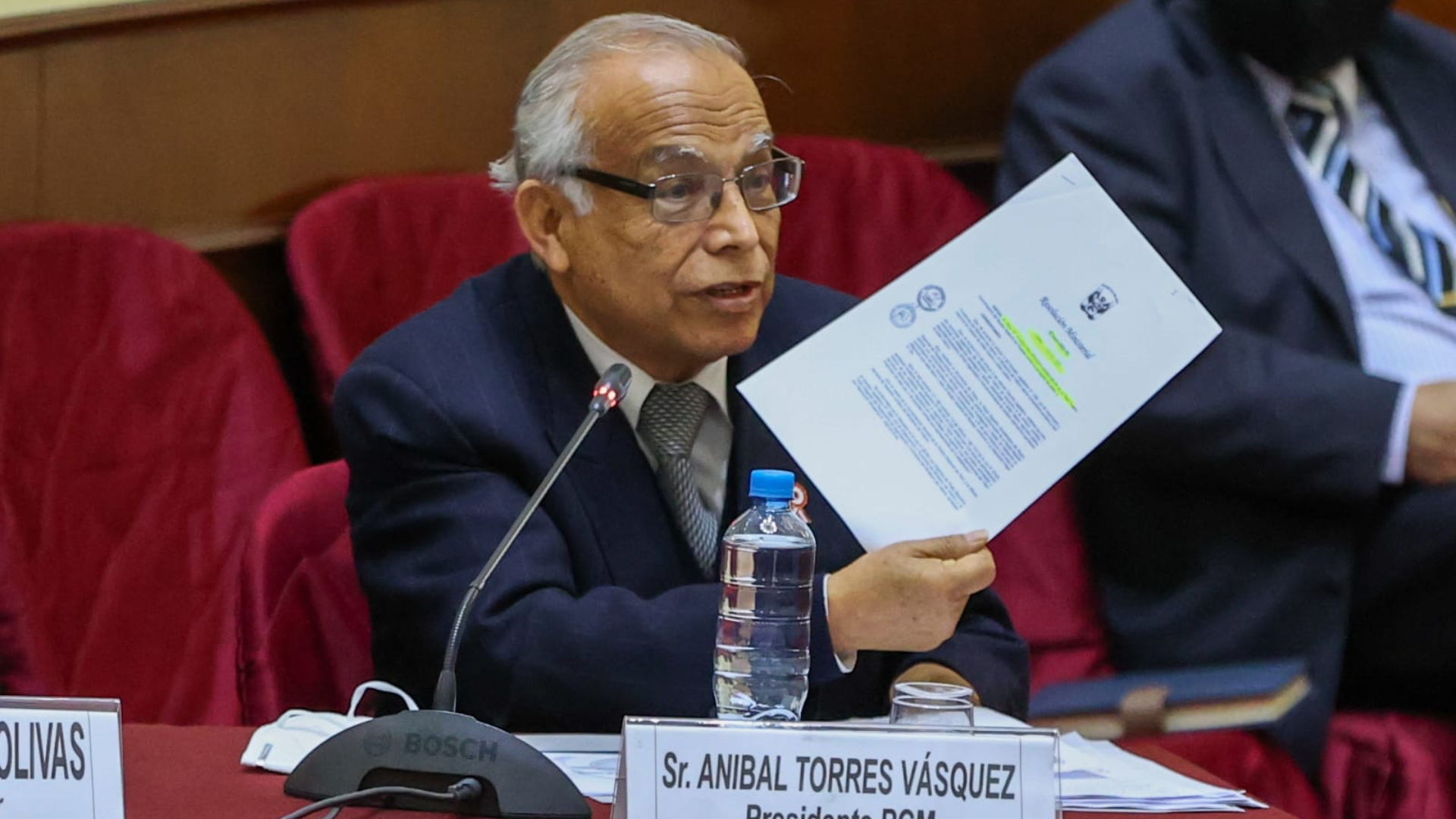 Aníbal Torres questioned Mariano González's performance at the head of the Ministry of the Interior: 