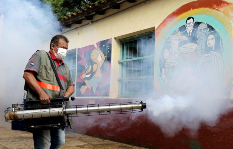 La fumigación solo es autorizada en ciertos casos ya que también puede ser tóxica para la población (REUTERS/Jorge Adorno)