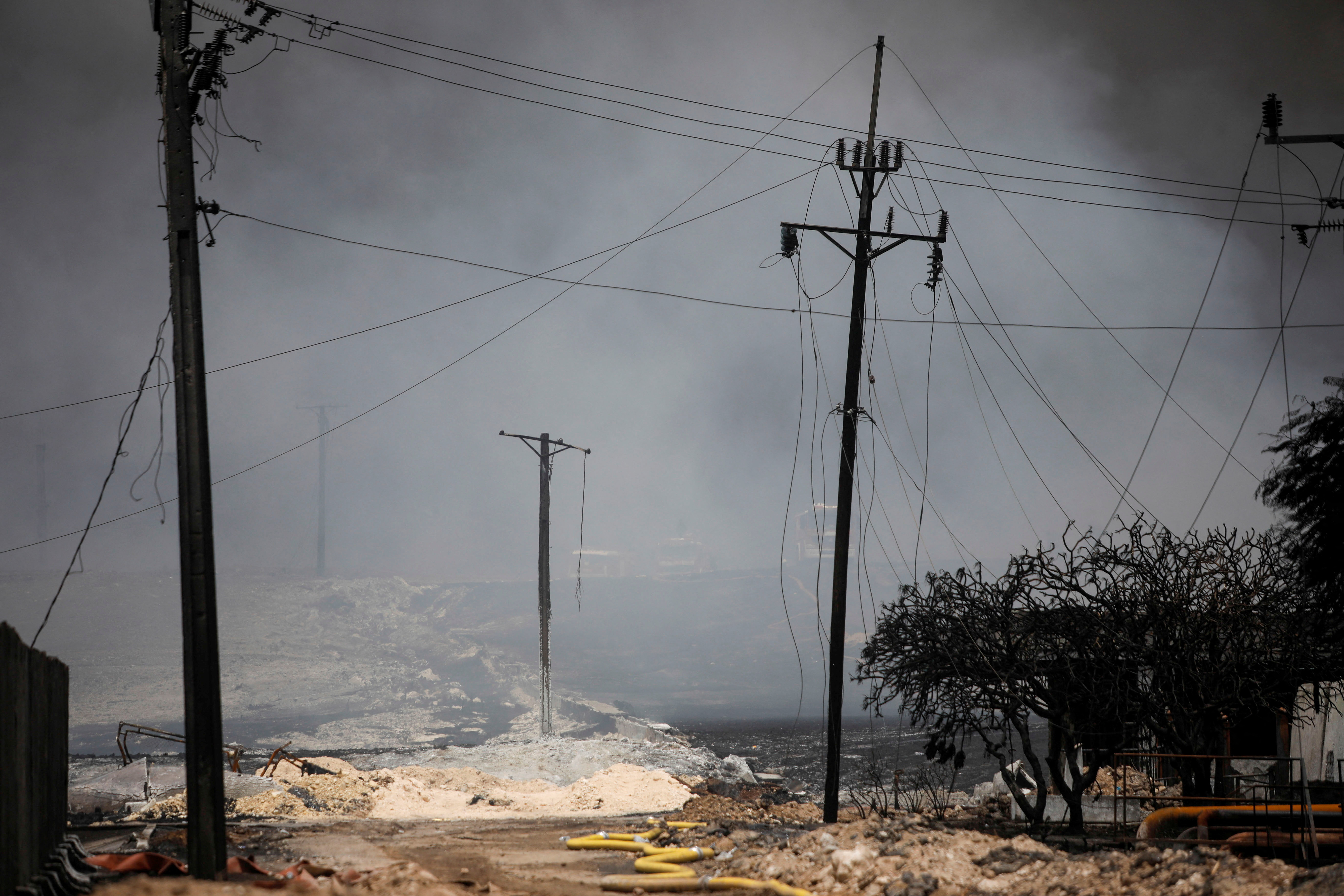 Imagen de una zona destruida (REUTERS/Alexandre Meneghini)