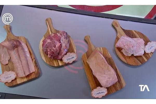 Los participantes de MasterChef Ecuador utilizaron carne de animales silvestres para uno de los retos. (Foto: captura de pantalla de la transmisión de MasterChef Ecuador)