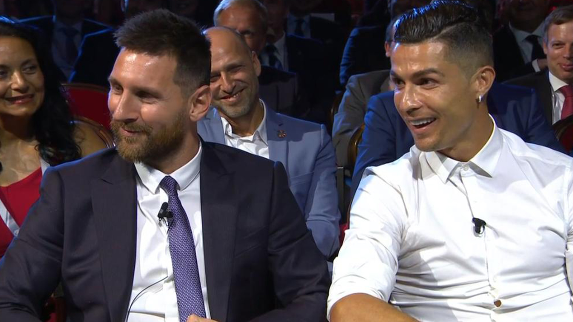 Cristiano Ronaldo y Lionel Messi compartieron varias ceremonias de premiación de la FIFA