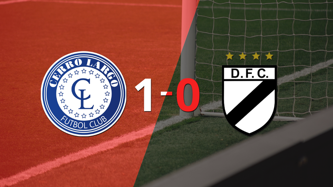Cerro Largo derrotó en casa 1-0 a Danubio