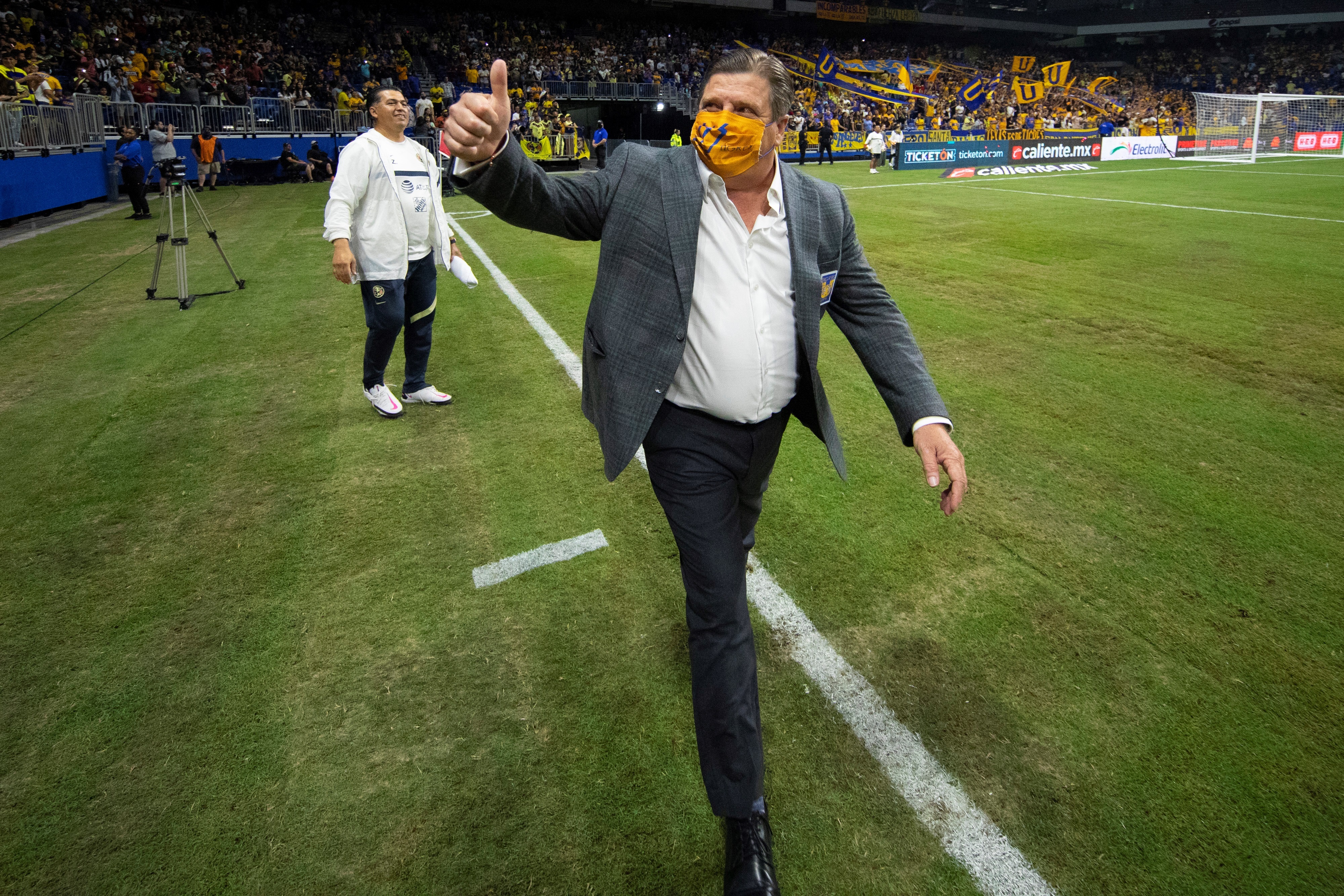 El entrenador de Tigres no ha logrado plasmar su idea futbolística con su nuevo equipo (Foto: Carlos Ramírez/EFE)