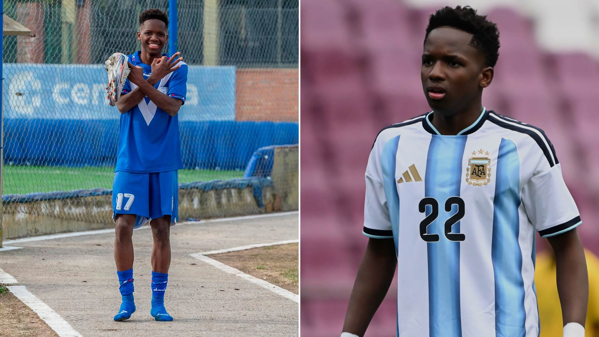 La historia de Kiki Ramos, el destacado delantero de 17 a&ntilde;os que debut&oacute; en las juveniles de la selecci&oacute;n argentina