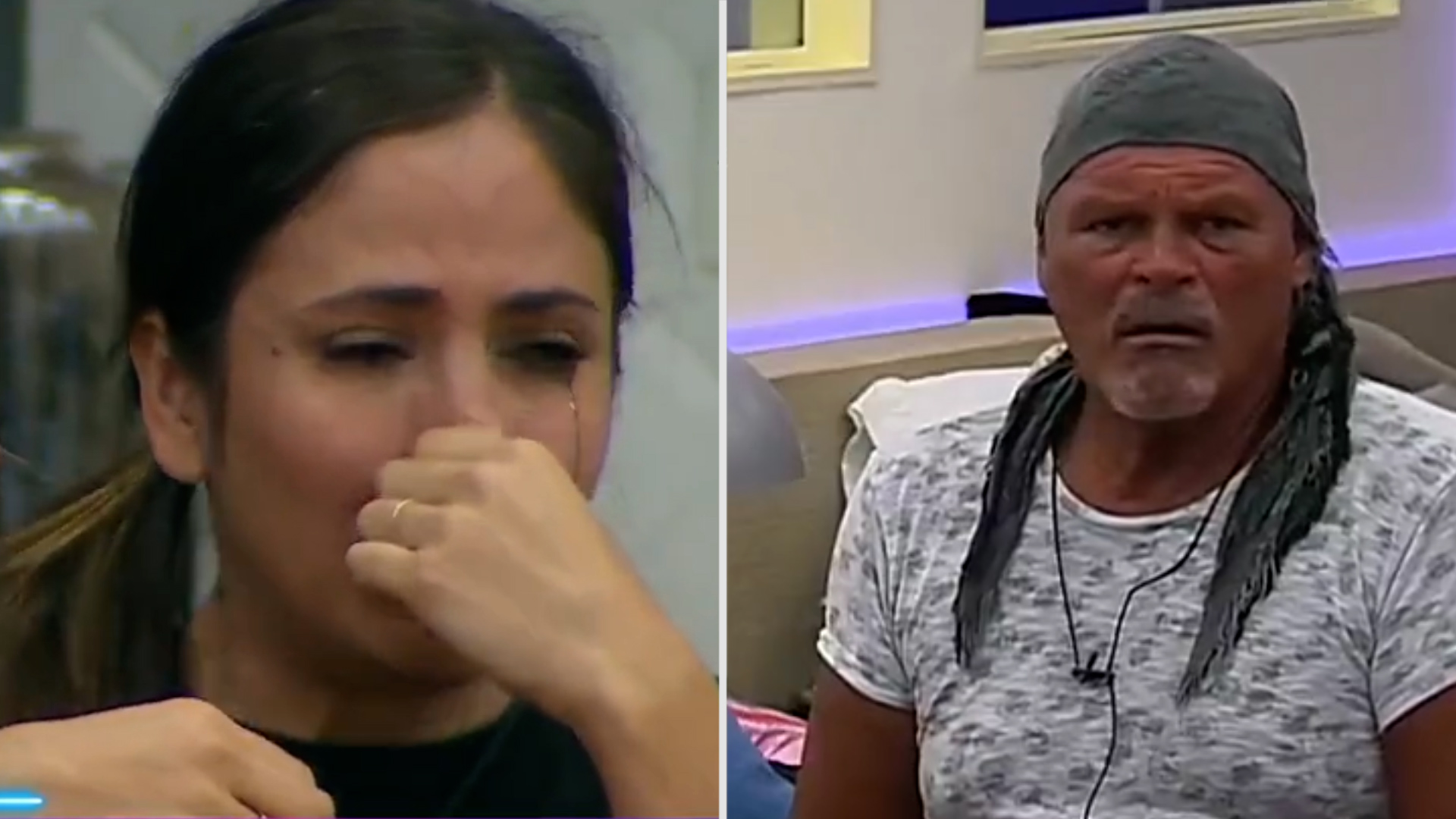Romina ended up crying an argument she had with Alfa in Big Brother 2022
