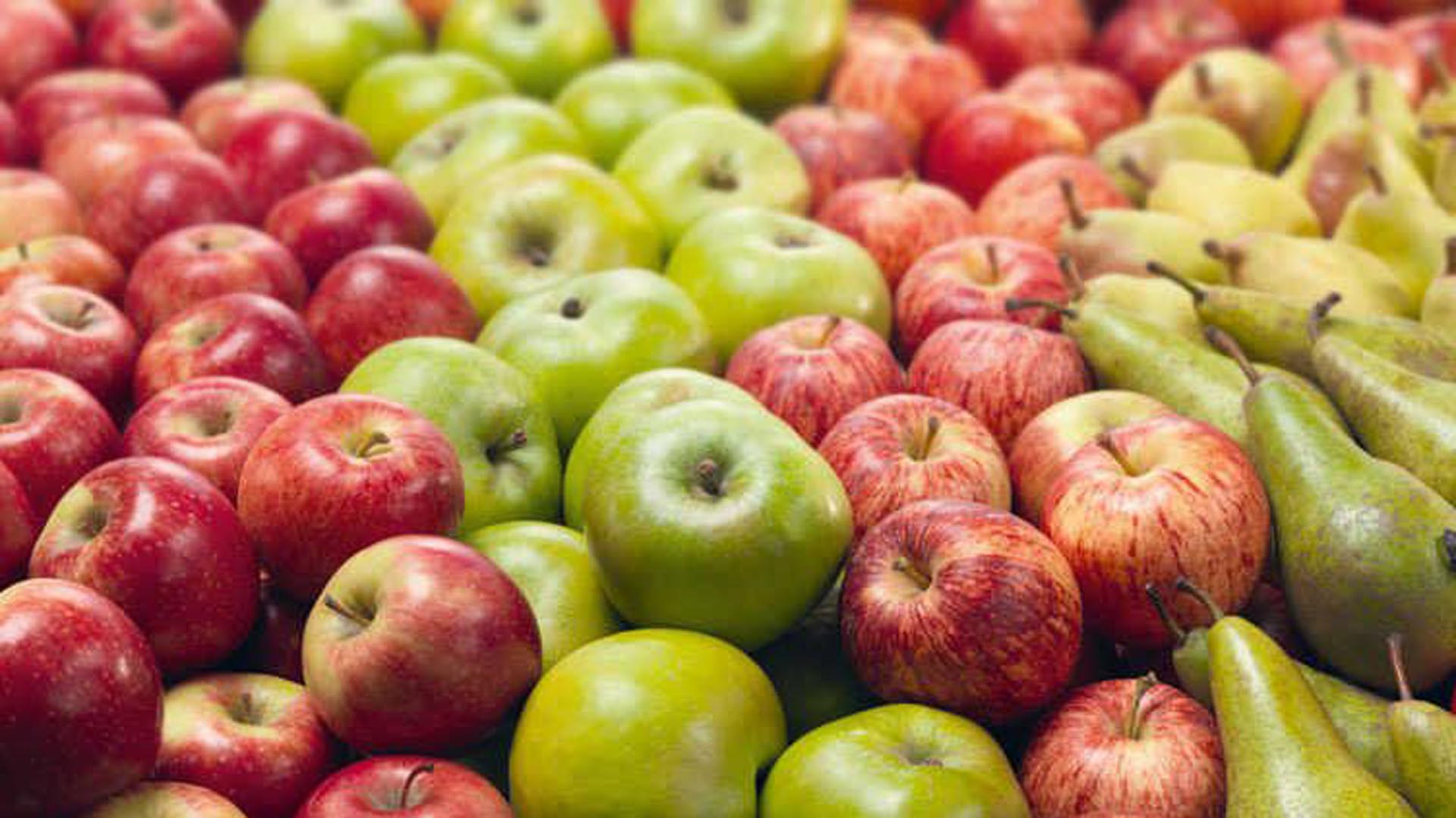 Apples and pears, two of the regional agricultural products that lost competitiveness