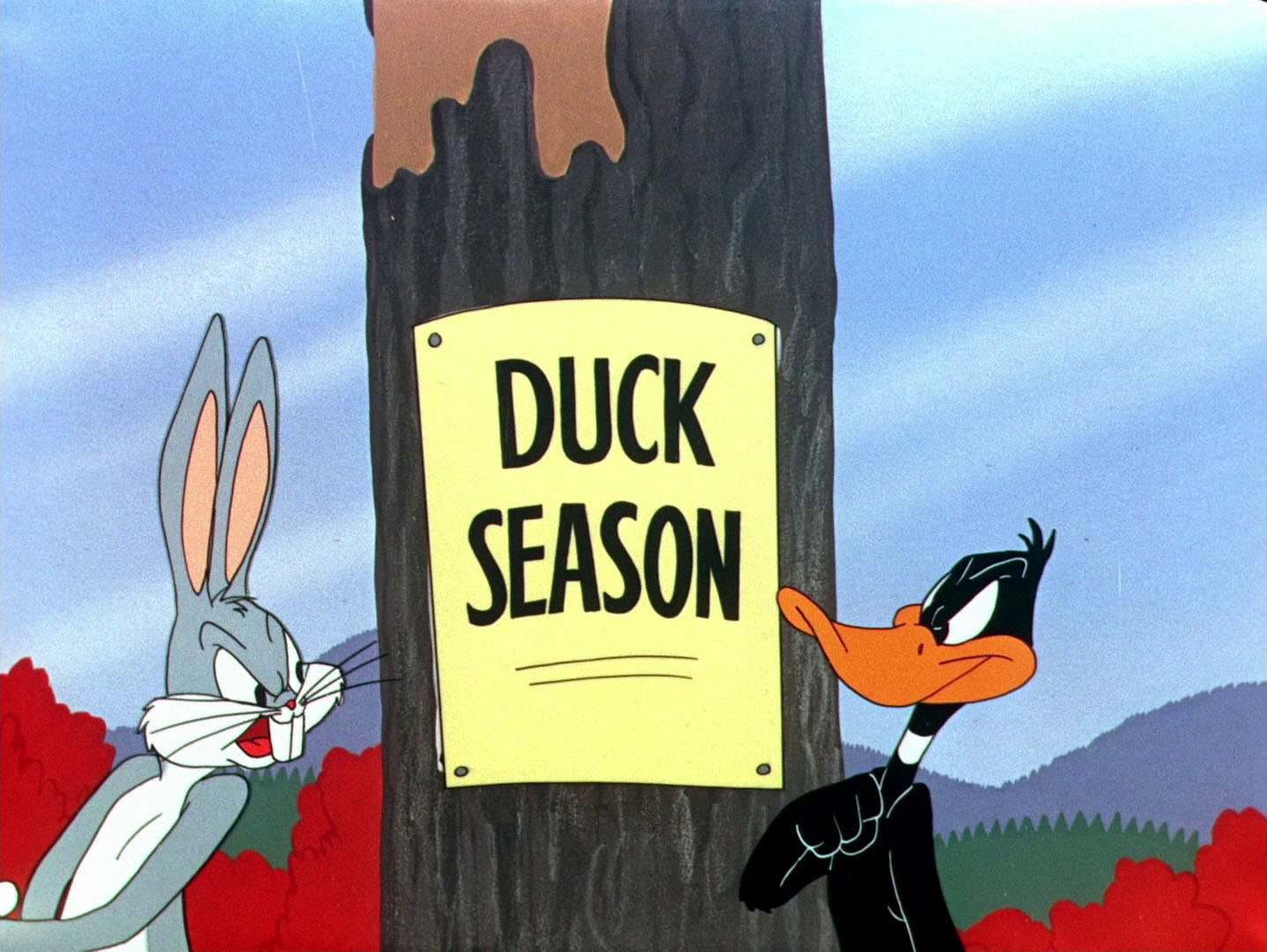 Competencia entre el Pato Lucas y Bugs Bunny. (Warner Bros.)