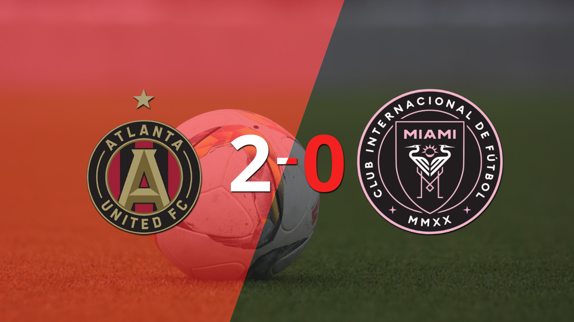 Atlanta United derrotó 2-0 en casa a Inter Miami