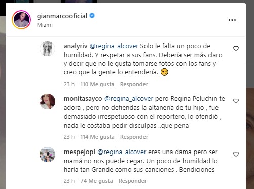 Usualios Critics Post de Gian Marco.  (Instagram)