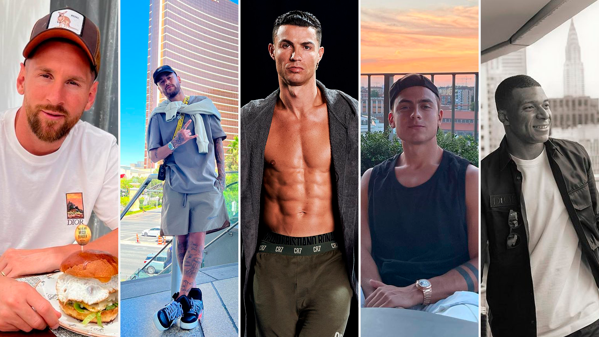 Con Ronaldo y Messi en la cima, los 10 futbolistas más influyentes en Instagram: cuánto ganan por cada posteo