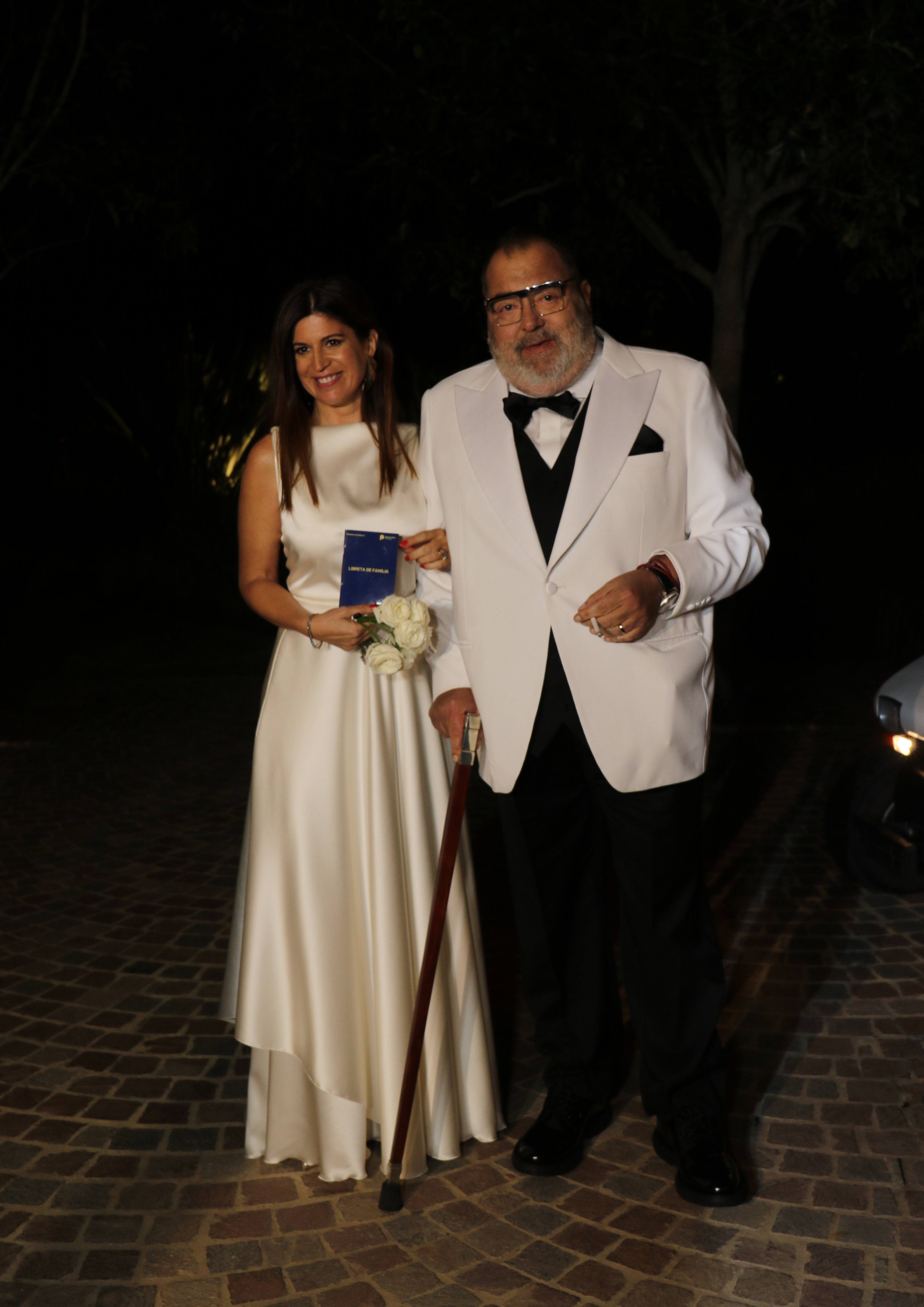 Elba Marcovecchio y Jorge Lanata recién casados (Fotos: Ramiro Souto)