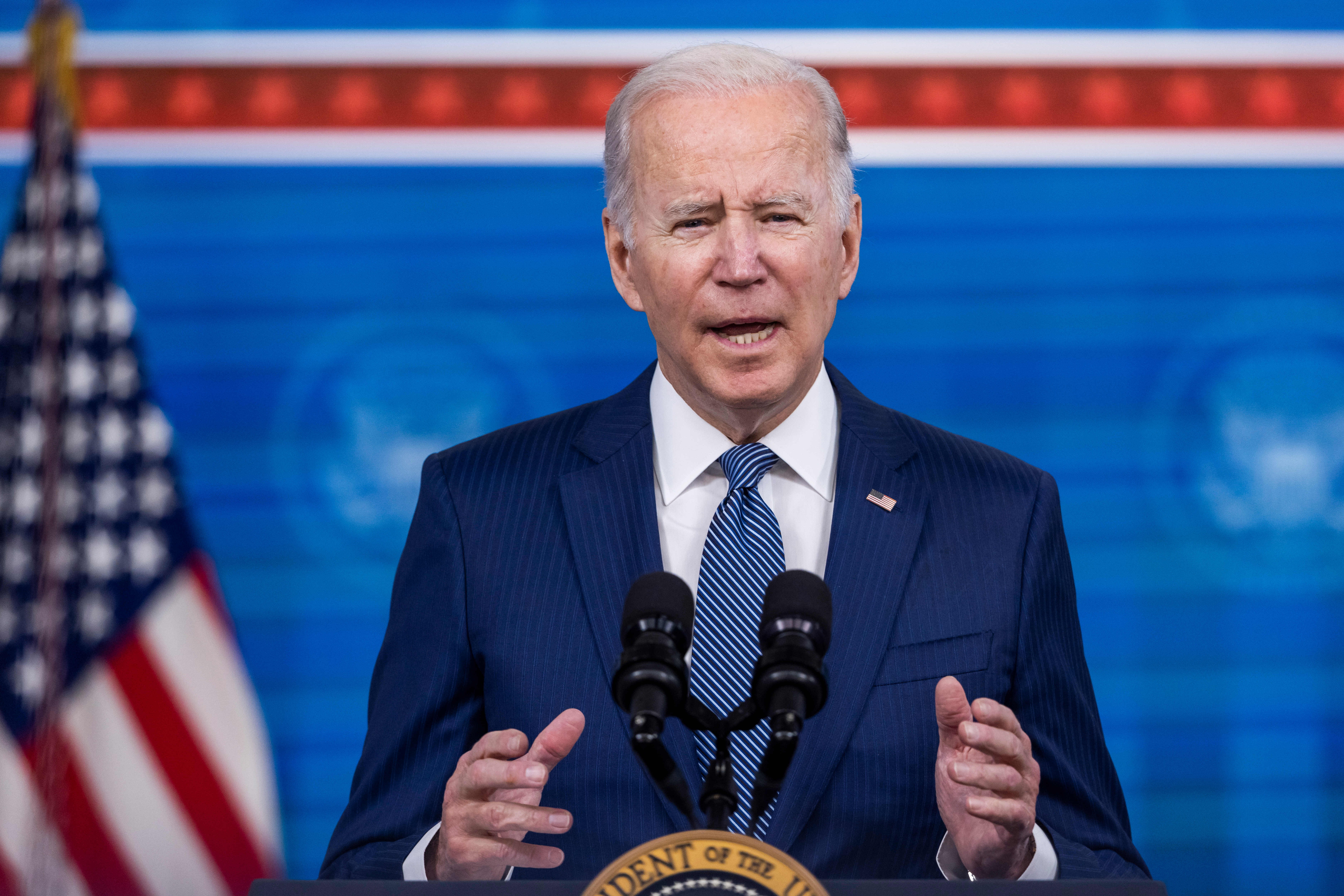 El presidente de Estados Unidos Joe Biden (EFE/Jim Lo Scalzo)
